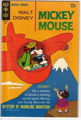 MICKEY MOUSE # 121 (GOLD KEY) (1969) PAUL MURRY art - GOOFY - LI'L BAD WOLF