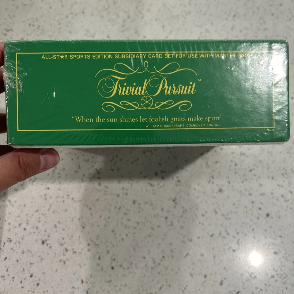 Trivial Pursuit ALL STAR SPORTS Edition Subsidiary Card Set FACTORY SEALED - Image 2 of 4