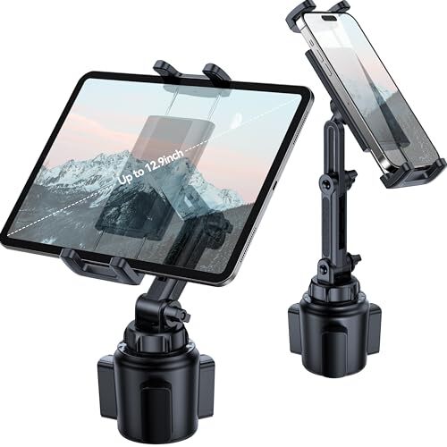Tablet Holder for Car, for iPad Cup Holder Car Mount iPad Holder for