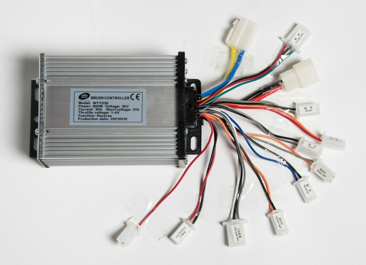 HMParts Motore Elettrico 36V 800W MY1080 - 2750 Giri/min Per E-Scooter E Modellismo RC - 3