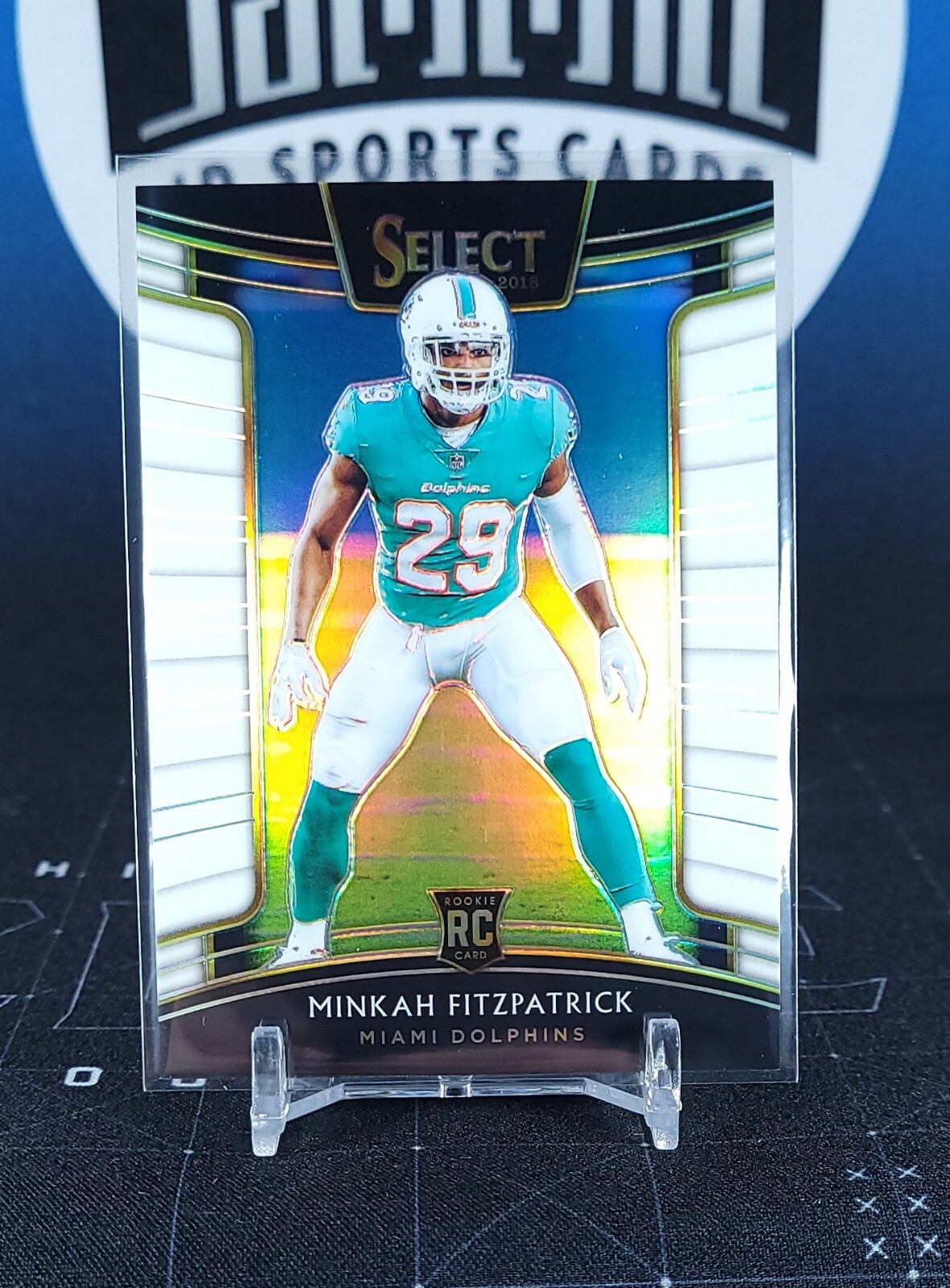 2018 Select White PRIZM Concourse #51 Minkah Fitzpatrick Dolphins Rookie SP /75