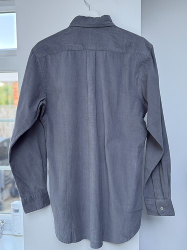 Polo Ralph Lauren Cord Shirt Grey Button Down Custom Fit Size XL - Picture 7 of 15