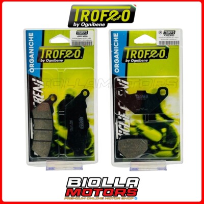 1996 APRILIA STARCK 650 TROPHY BRAKE PAD KIT FRONT + REAR 430256