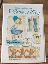 FIRST FATHER'S DAY SPECIAL WISHES GREETING CARD BY DESIGNER GREETINGS