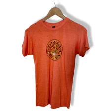 Jester King Brewery Tee Shirt size Small Orange Short Sleeve Austin Texas Beer
