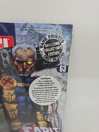 Cable Eaglemoss Lead Figure # 63 Magazine Classic Marvel Figurine Collection - Picture 4 of 5