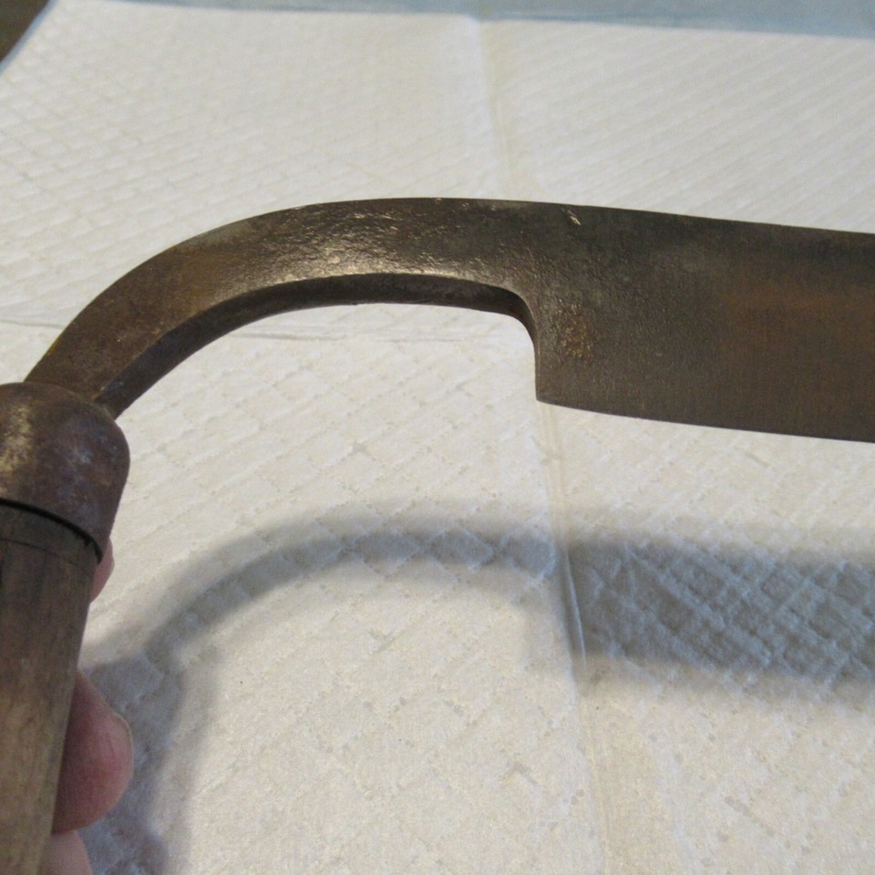 WELL USED HART DRAW KNIFE 9 INCH eBay