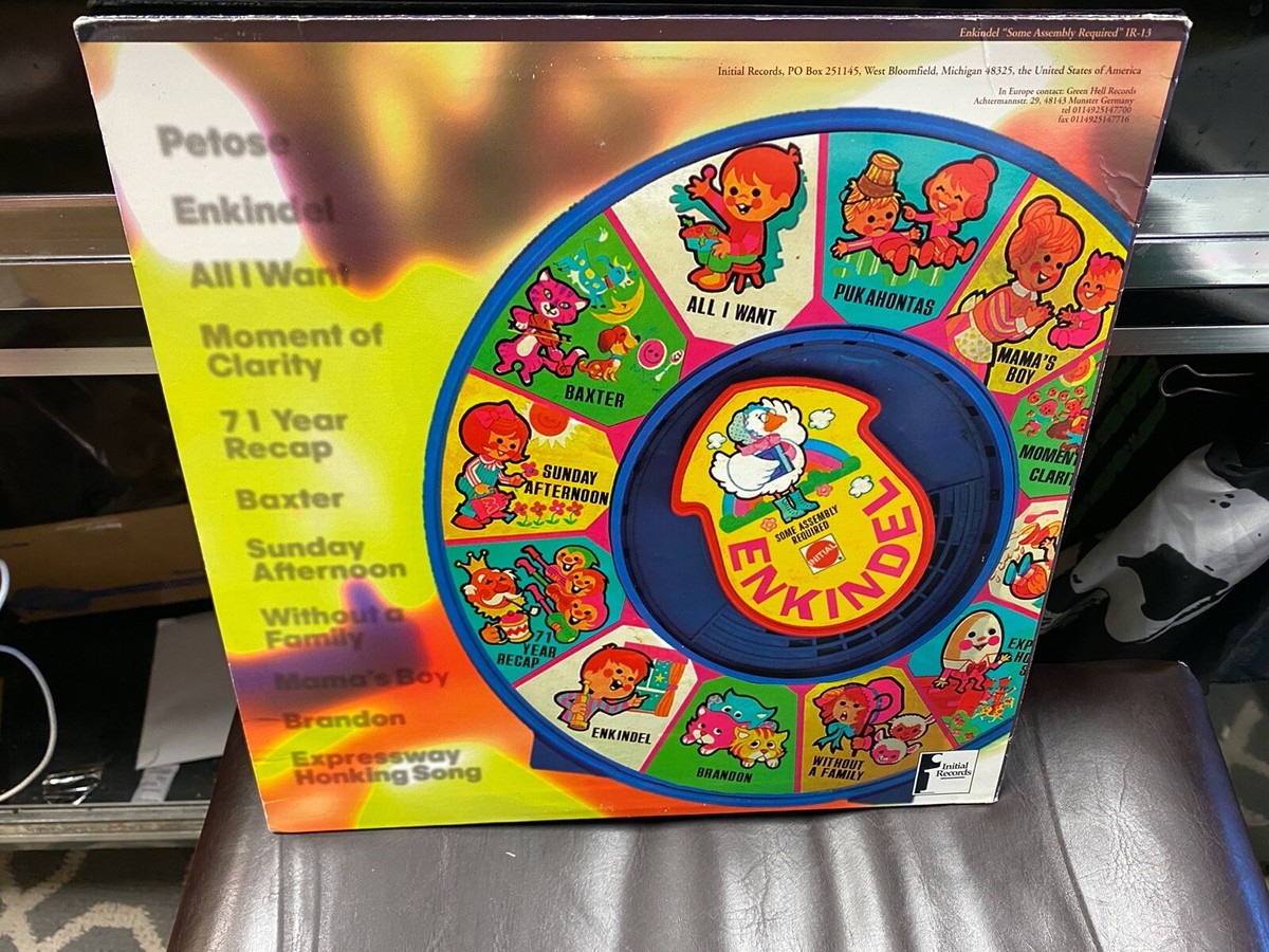 Enkindel Some Assembly Required LP Initial 1996 VG+ [emo screamo