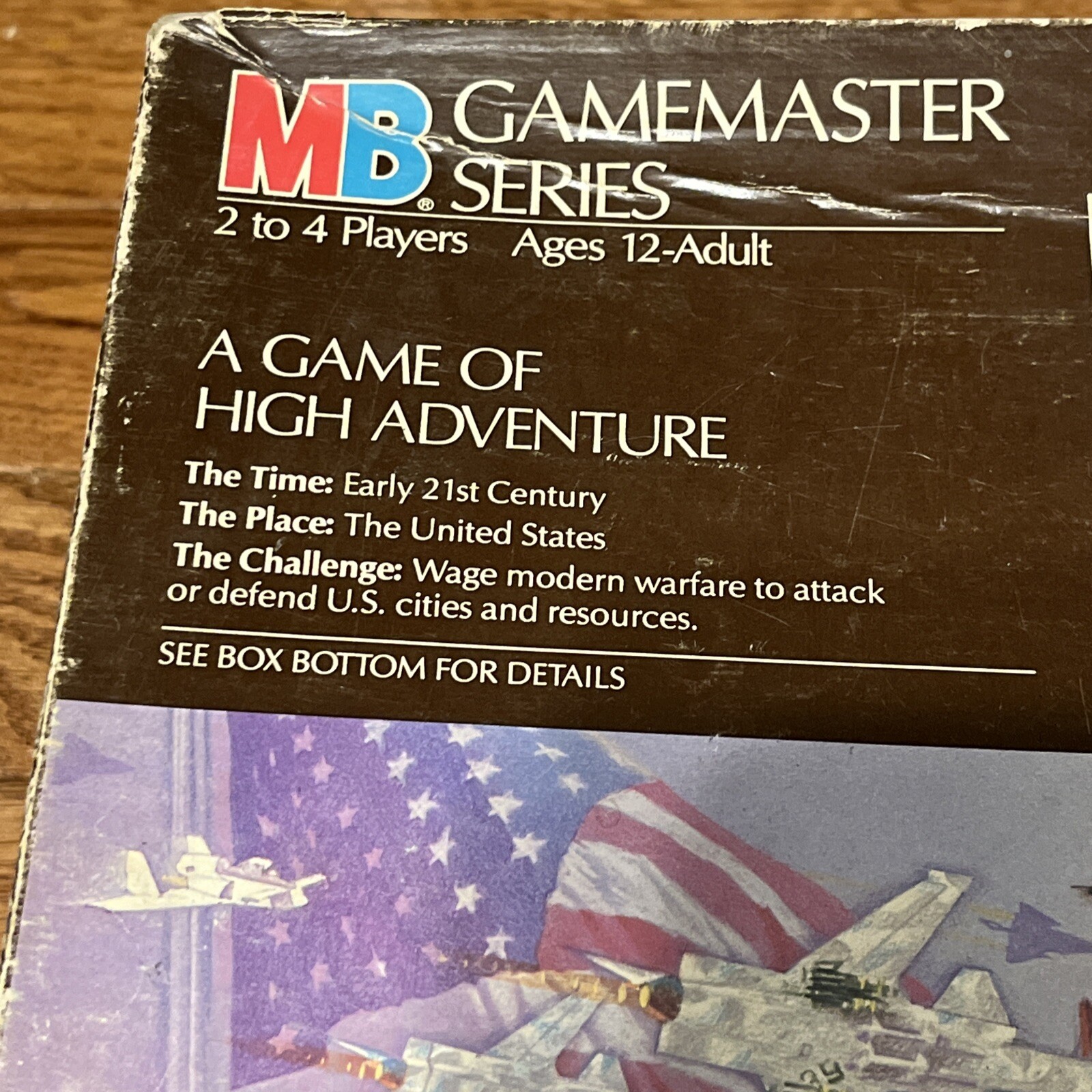 Fortress America Board Game Milton Bradley Gamemaster Series 1986 War Strategy