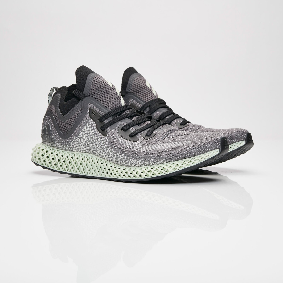 SZ Adidas Alphaedge 4D ASW Running Shoes Mens Black Sneakers Athletic  AC8485