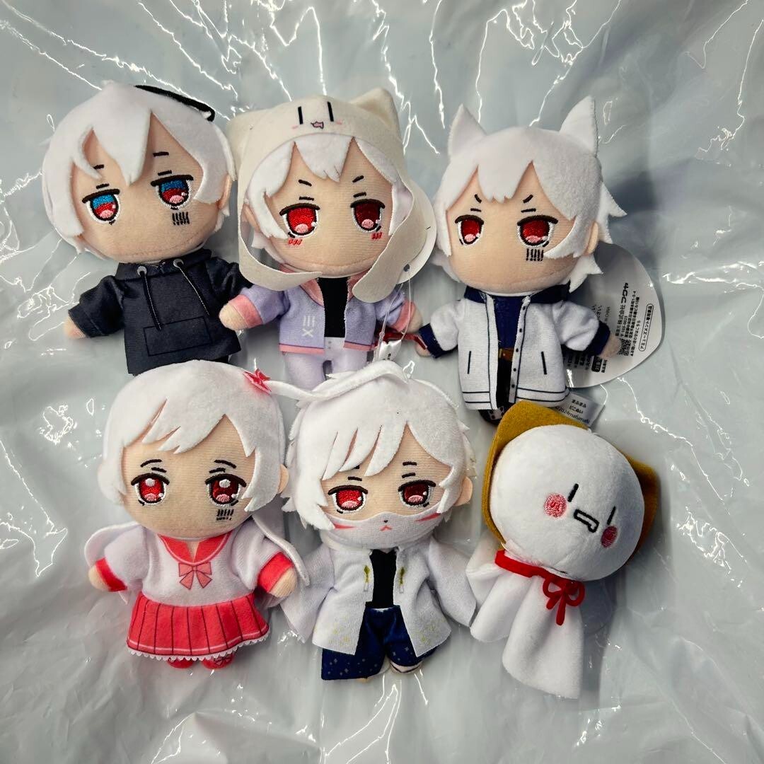 Mafumafu World Color Universe Piconui Plush Toy Mascot Set of 6 | eBay