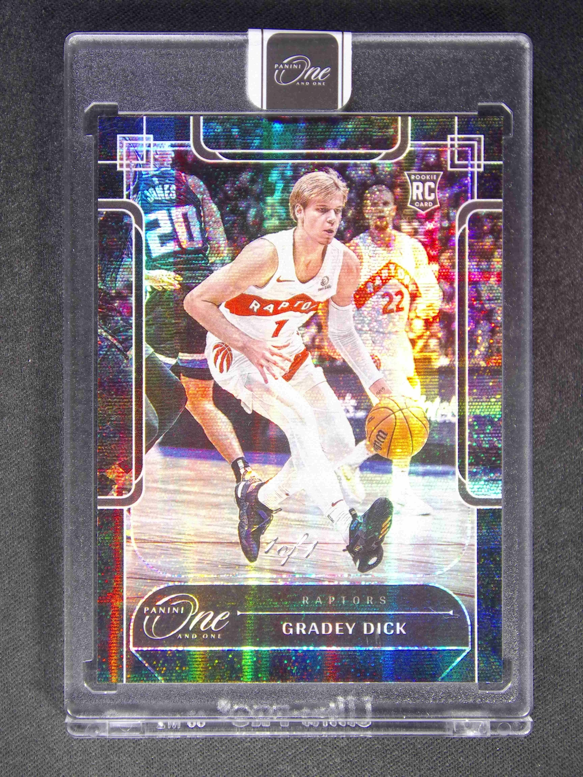 2023-24 Panini One And One Gradey Dick #102 RC Rookie Black 1/1