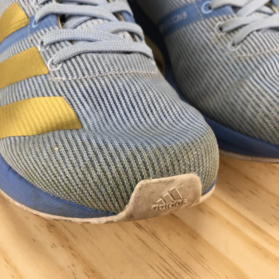 Adidas Zapatos Mujer 8 Adizero Boston 8 Tenis Atléticos Bajos G28878 Azul Dorado Foto 4 de 4