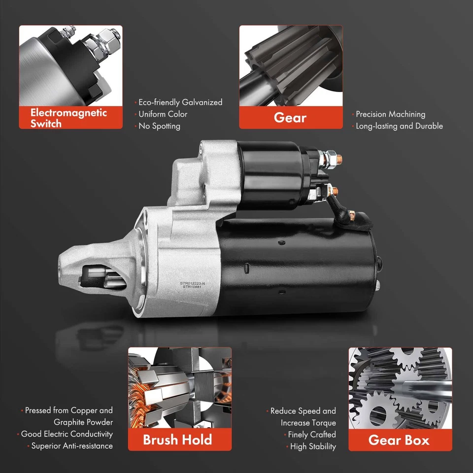 Motor De Arranque Para Mercedes-Benz Sprinter 2500 3500 Freightliner 1.8KW 12V CW 10T Foto 4 de 4