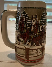 Budweiser Clydesdales Limited Edition Holiday Stein