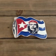 NEW CUBAN FLAG CHE GUEVARA METAL BELT BUCKLE HEBILLA BANDERA CUBANA 143 