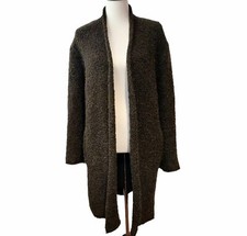 Zadig  Voltaire Womens Celia Ma Moss Green Brown Open Front Cardigan Sweater S 