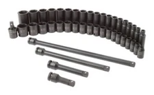 Sunex Tools 2568 43 Pc 1/2" Dr. SAE Master Impact Socket Set