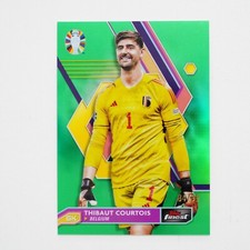 2023 ROAD TO UEFA EURO 2024 #7 Thibaut Courtois Lava Green Refractor /99