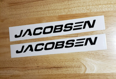 #ad Jacobsen snow blower mower turfcat 4.5quot; DECAL STICKER black 2 USA $12.46