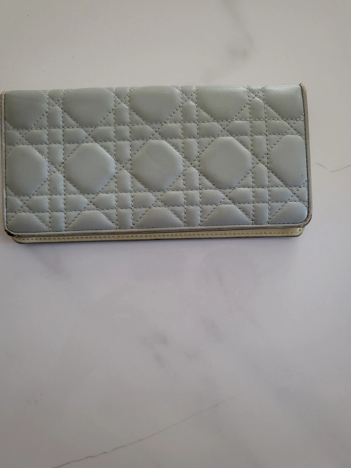 Portefeuille continental motif cannage Christian Dior 2013