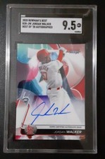 SGC 9.5 Bowman's Best Best Of '20 Autographs JORDAN WALKER