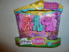 NEW LALALOOPSY PONIES CAROUSEL 9 SET HASBRO NIB MGA ENTERTAINMENT MINI 3 PACK