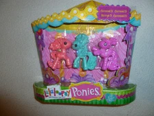 NEW LALALOOPSY PONIES CAROUSEL 9 SET HASBRO NIB MGA ENTERTAINMENT MINI 3 PACK 