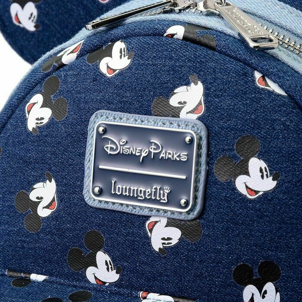 Mickey Mouse Denim Mini Backpack Disney & Loungefly, Minnie