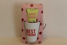 Best Teacher Mug Cup & Body Prescriptions Apple Spice Hand Cream  Free Priority