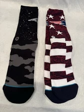 Stance men’s large New England Patriots socks