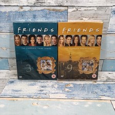 FRIENDS COMPLETE SERIES 9 AND 3 DVD BOX SETS    SEASONS 3 AND 9 