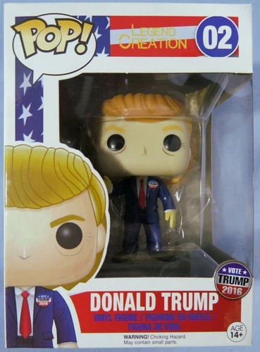 FUNKO POP! 02 DONALD TRUMP LEGEND CREATION 2016 CAMPAIGN ROAD TO THE WHITE HOUSE