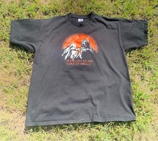 Vintage 90s Lord of the Rings Lidless Eye Card Game T shirt size XL 100 cotton