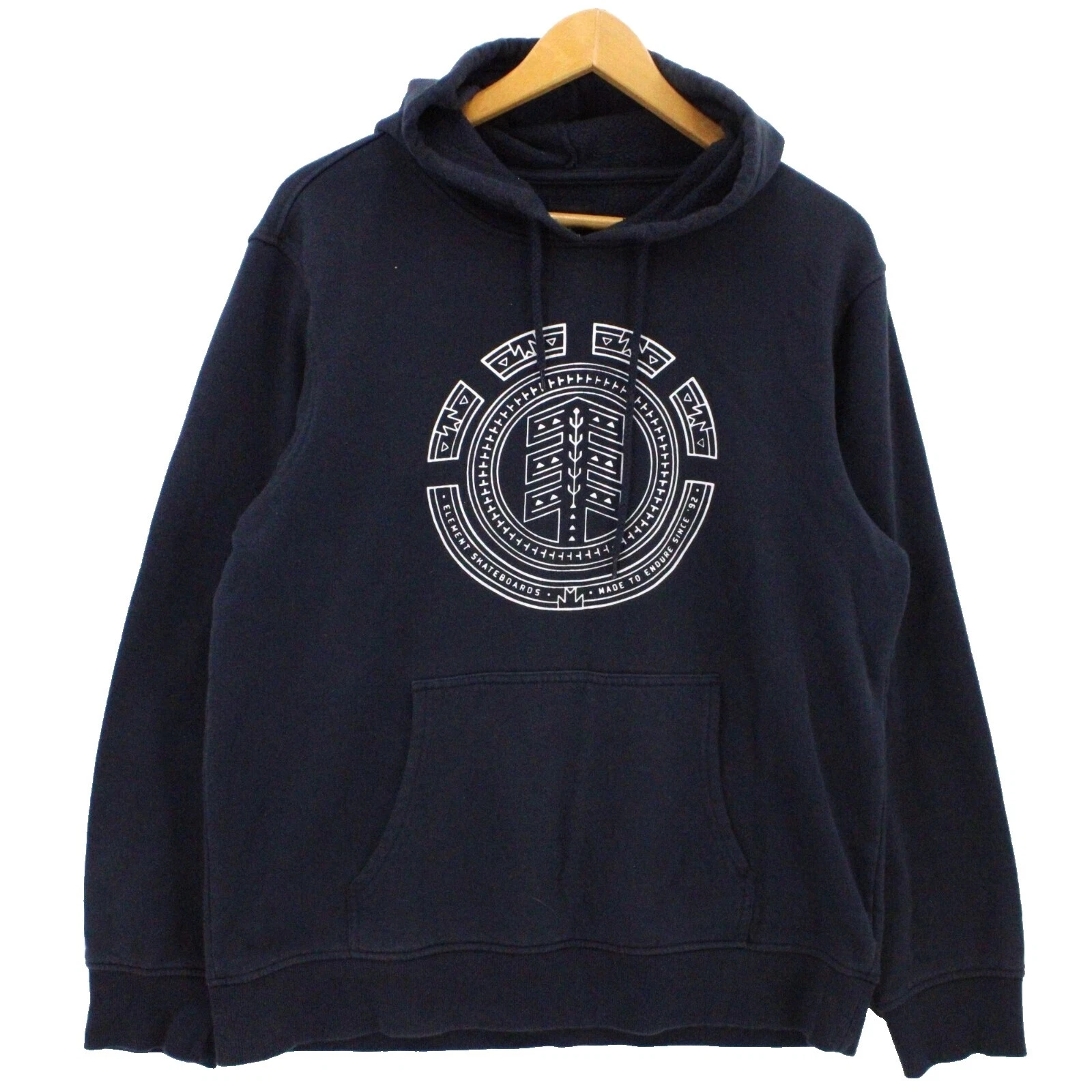 Element sudaderas de Manga Larga Negro para Hombres