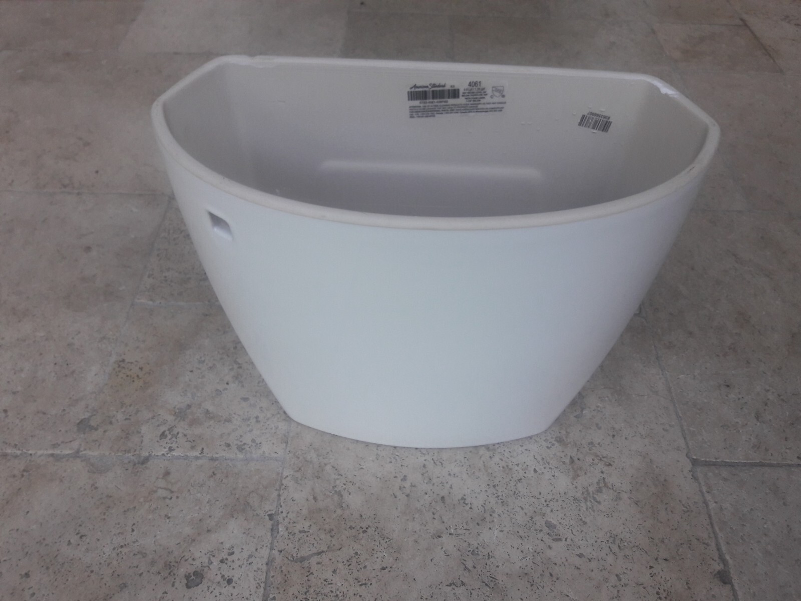 4061 AMERICAN STANDARD TOILET TANK 4061 WHITE