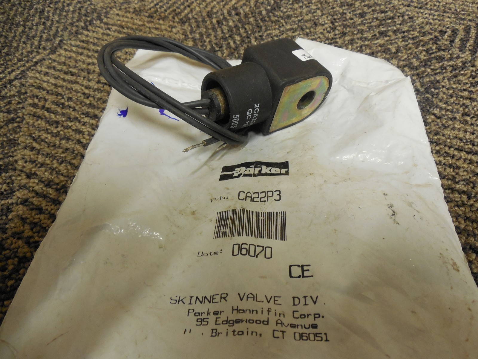 PARKER CA22P3 A1CA22P3 2CA22P3 COIL 3 WATTS 120/110 VOLTAGE NEW