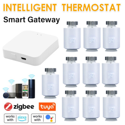 Tuya ZigBee Smart Thermostat TRV Radiator-Valve Programmable for AlexaGoogleHome