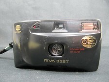 MINOLTA RIVA 35 ST FOCUS FREE POINT SHOOT FILM CAMERA 35mm FILM TESTED