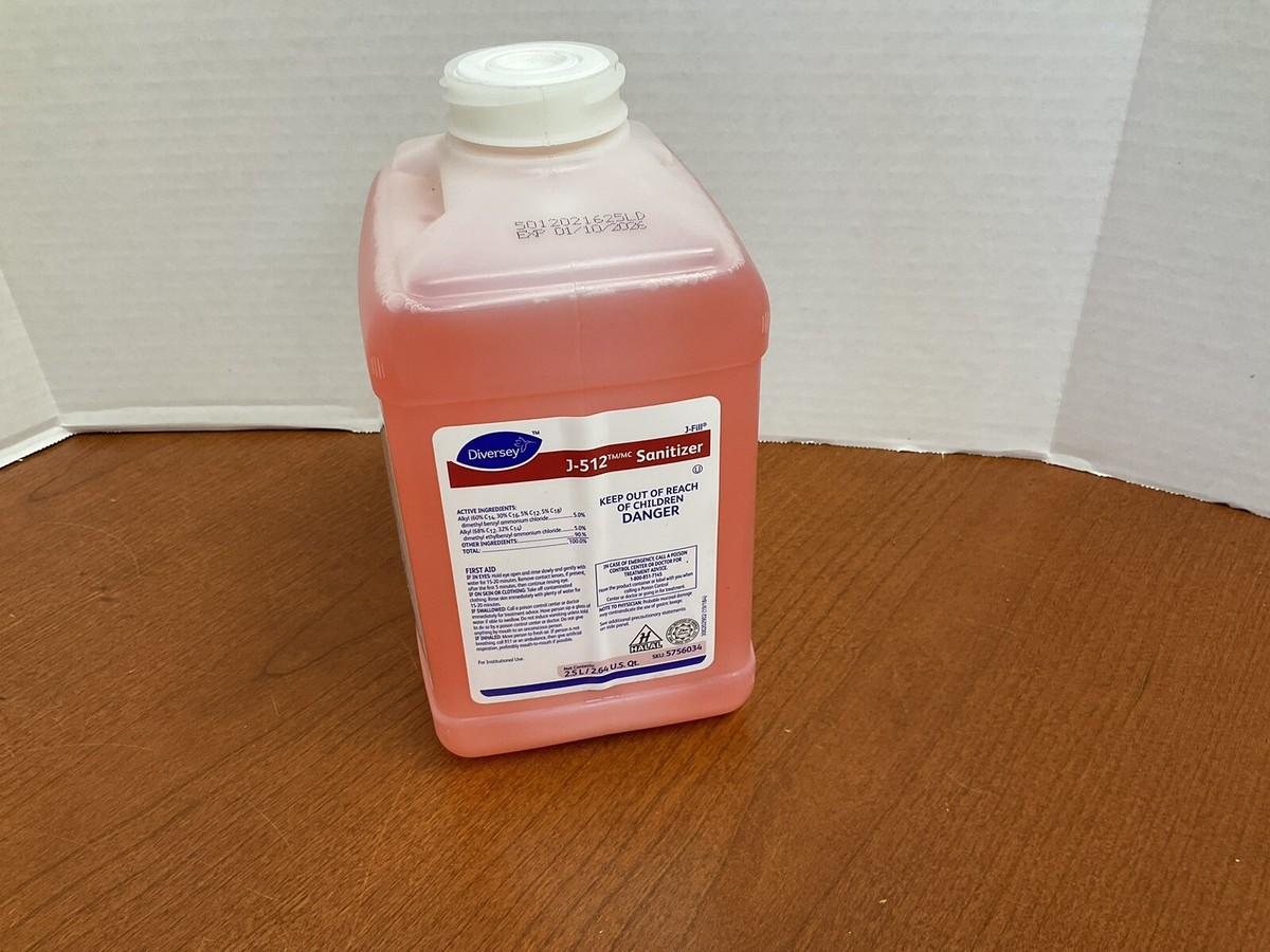 Liters Diversey J-512 SANATIZER 5756034 EXP 01/10/2026