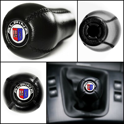 Alpina 5-6 Gang Leder Schaltknauf BMW E28 E30 E36 E39 E46 E53 E60 E63 E85 Z4 E90