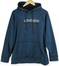 Under Armour UA Cold Gear Storm Blue Water Resistant Hooded Jacket Men's Med