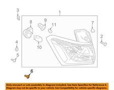 GM OEM 18-24 Enclave Rear Lamps Tail Lamps-Tail Lamp Retainer 11610583