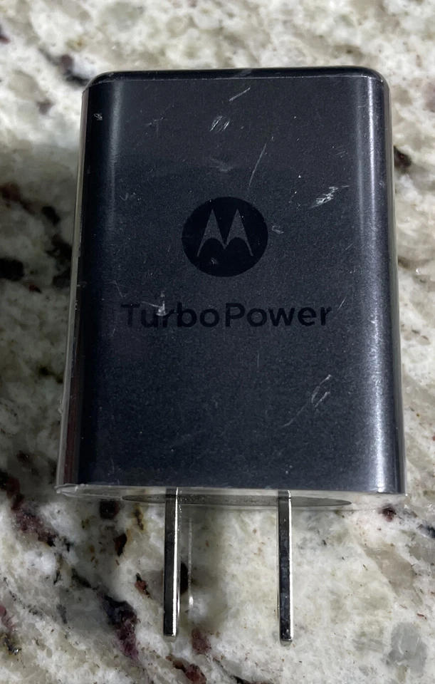 原装摩托罗拉涡轮交流电源 SPN5993A 仅黑色砖块 — 第 2/3 张图片