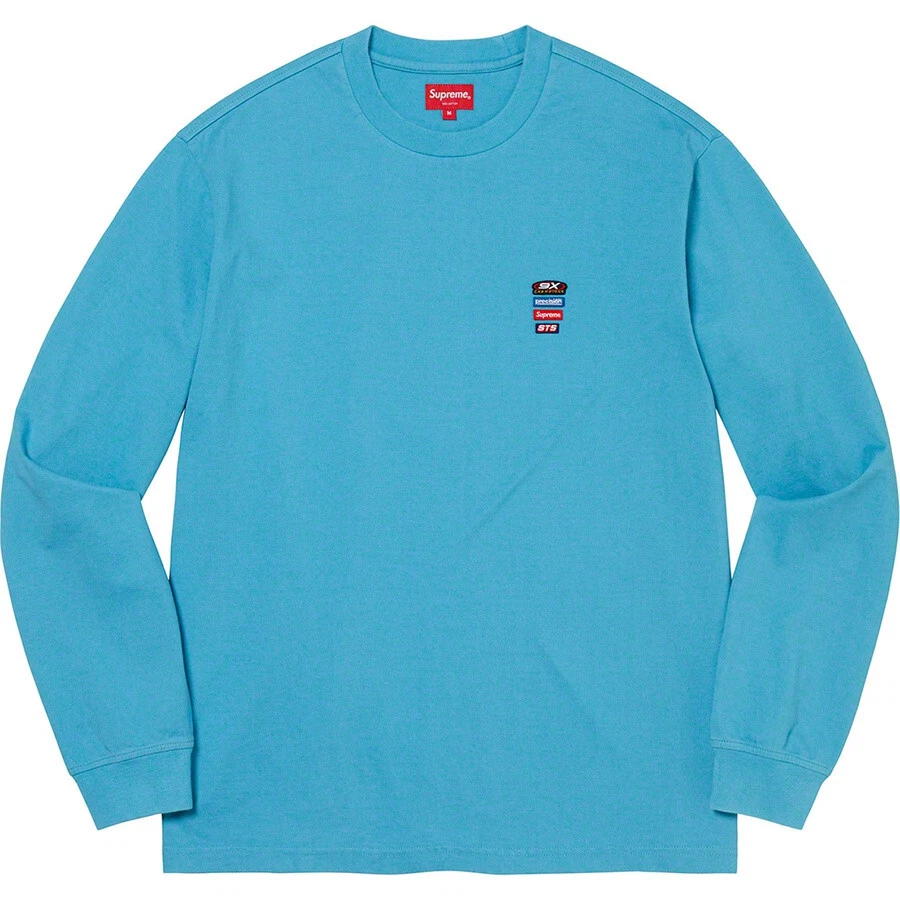 NEW Supreme Precision L/S Top Pale Blue Long Sleeve Size XL SS22KN73 on Hand