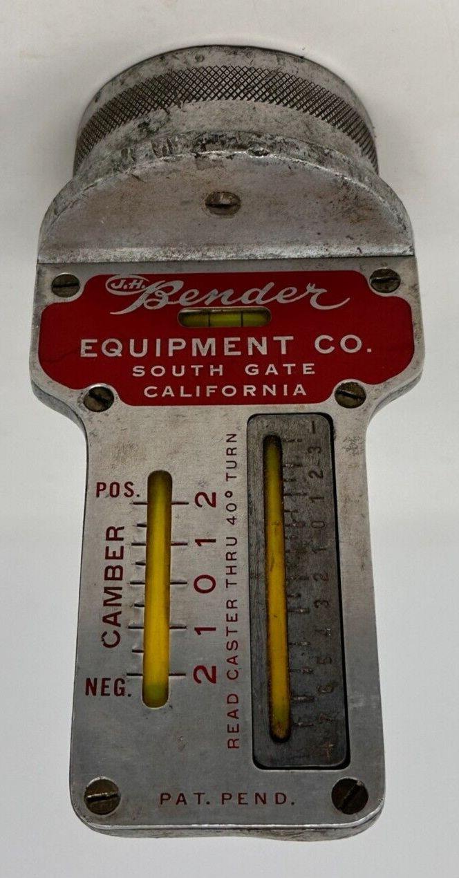 Vintage JH Bender Camber Caster Gauge for Wheel Alignment eBay