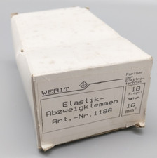 10x Werit 1186 Elastik Abzweigklemmen 10 Rieg...