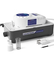 Aquastrong 1/38HP 85 GPH HAVC Condensate Pump, 115V/230V, Automatic Safety...