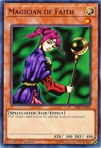 Magician of Faith - SR08-EN020 - Common - 1st Edition x3 - Near Mint