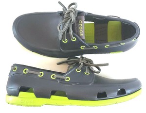 crocs men's beach line boat shoe